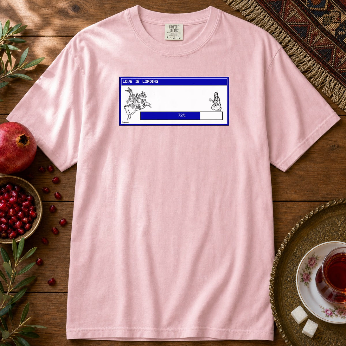 Love is Loading Premium Tee - Blossom