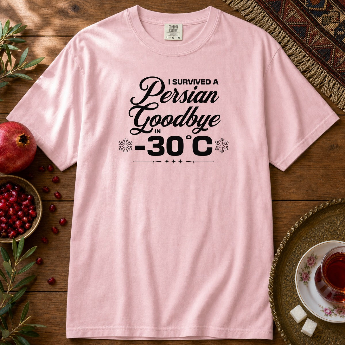 Persian Goodbye Survivor Premium Tee - Blossom