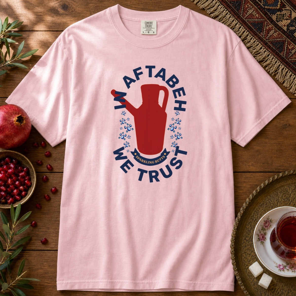 In Aftabeh We Trust Premium Tee - Blossom