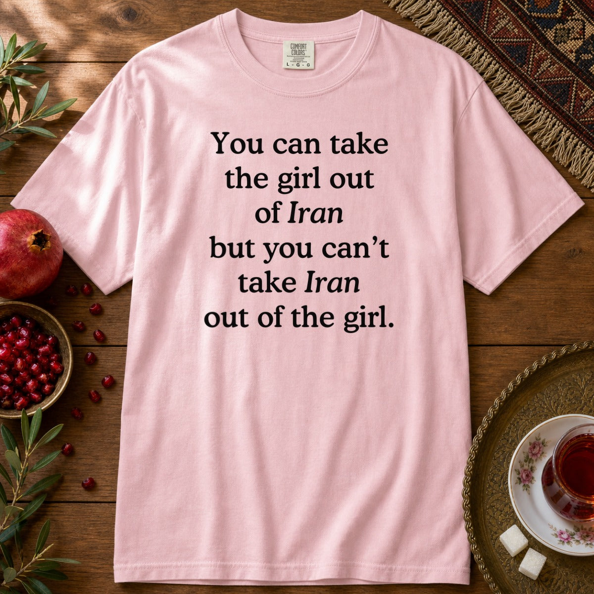 Girl out of Iran Premium Tee - Blossom