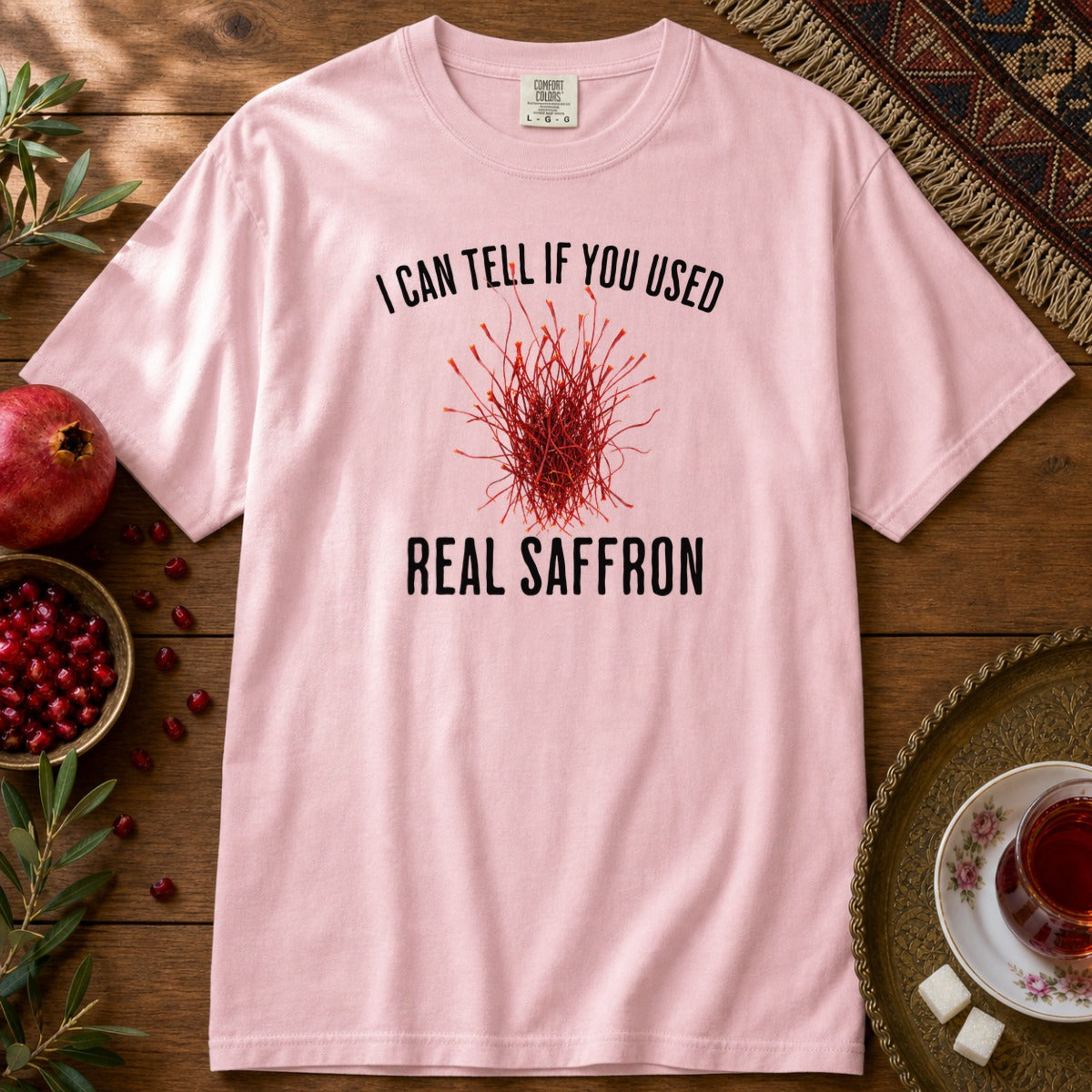 Real Saffron Premium Tee - Blossom