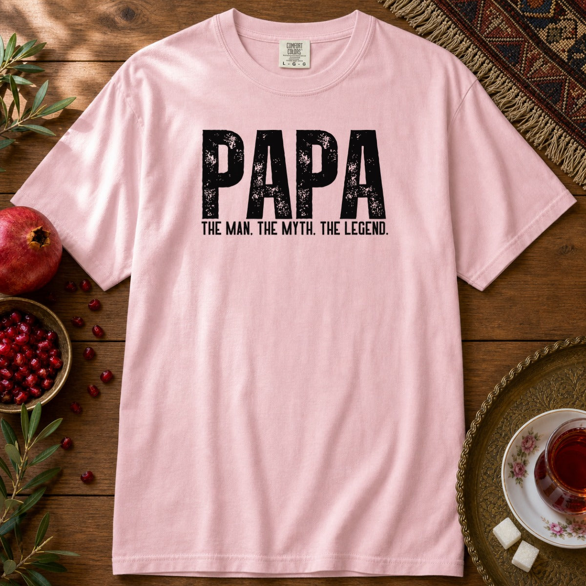 Papa, the myth Premium Tee - Blossom
