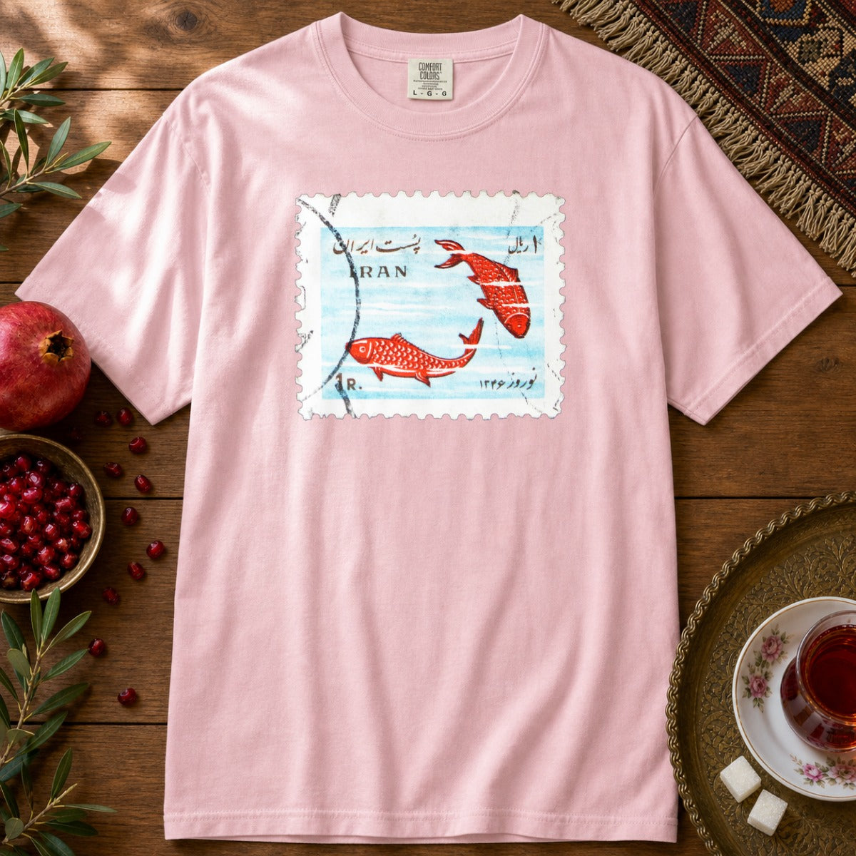 Nowruz Mahi Premium Tee - Blossom