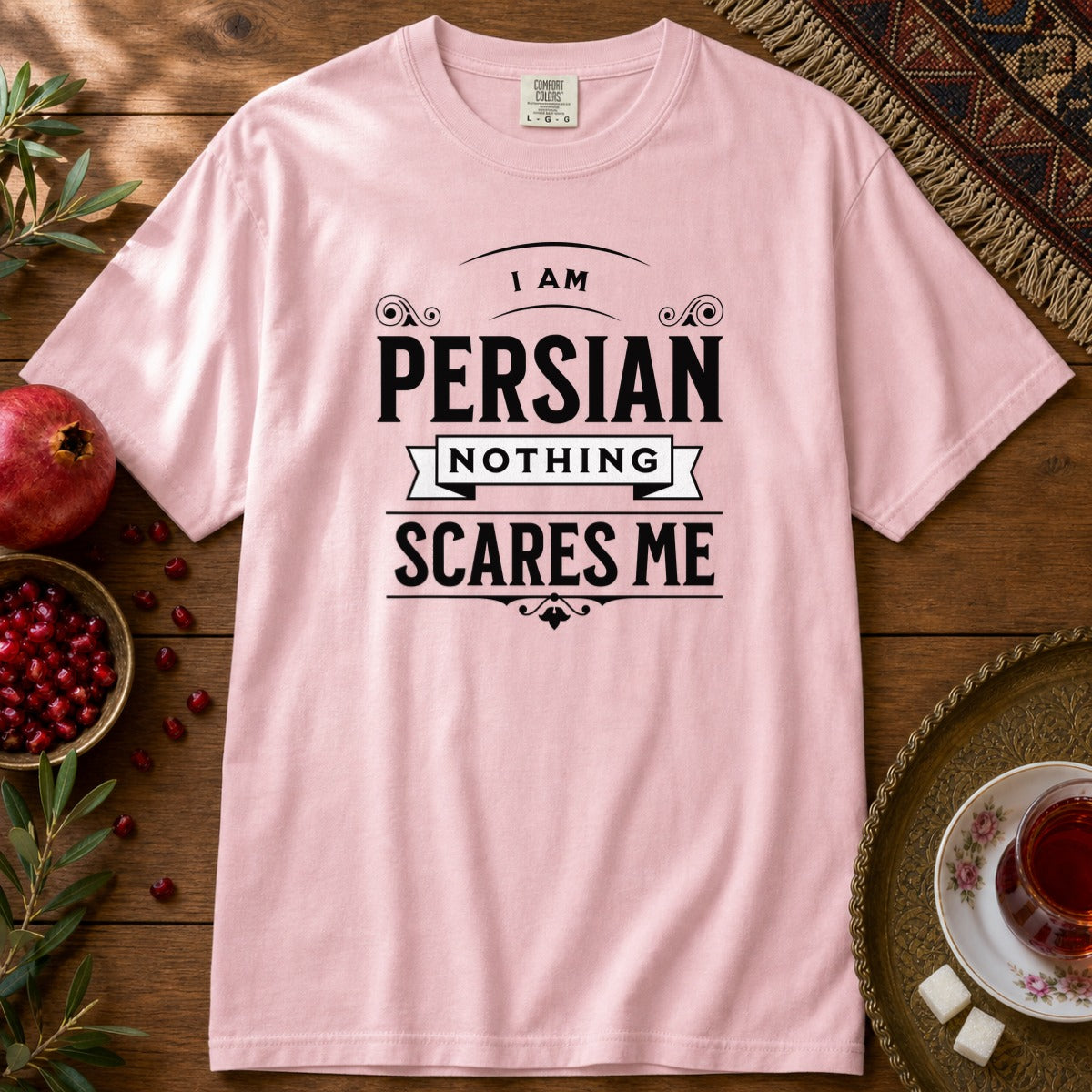 I am Persian, Nothing Scares Me Premium Tee - Blossom