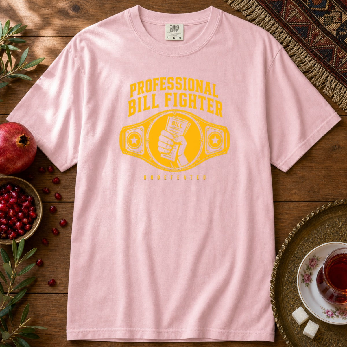 Professional Bill Fighter Premium Tee - Blossom