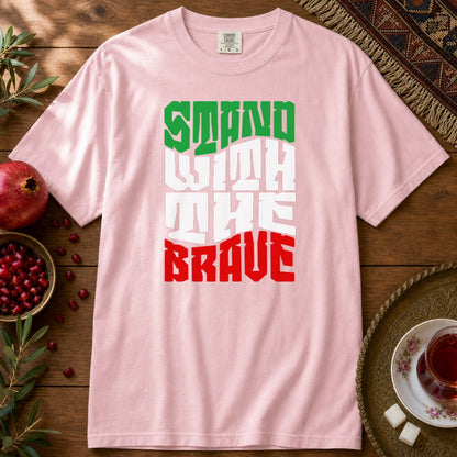 Stand with the Brave Premium Tee - Blossom