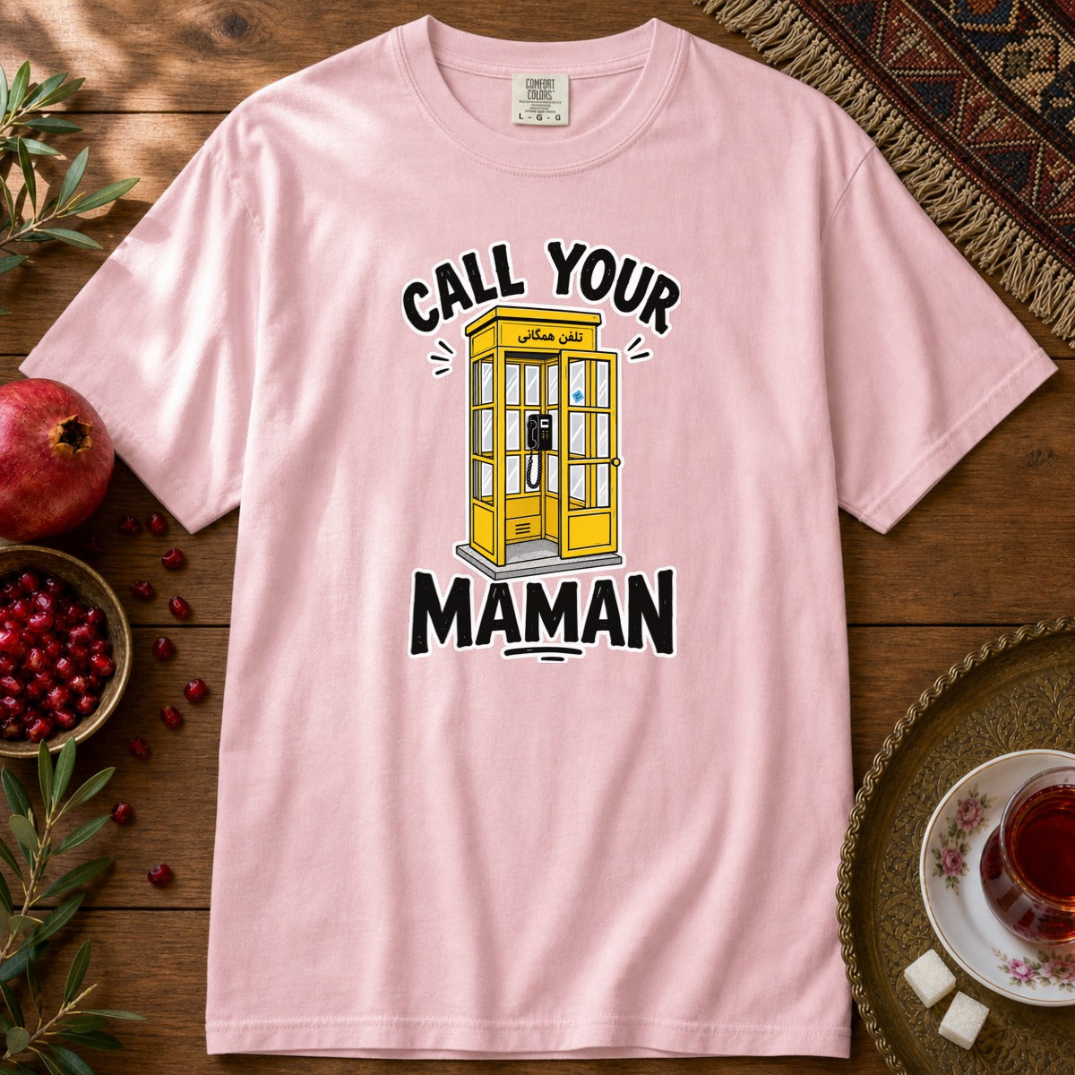 Call your Maman Premium Tee - Blossom