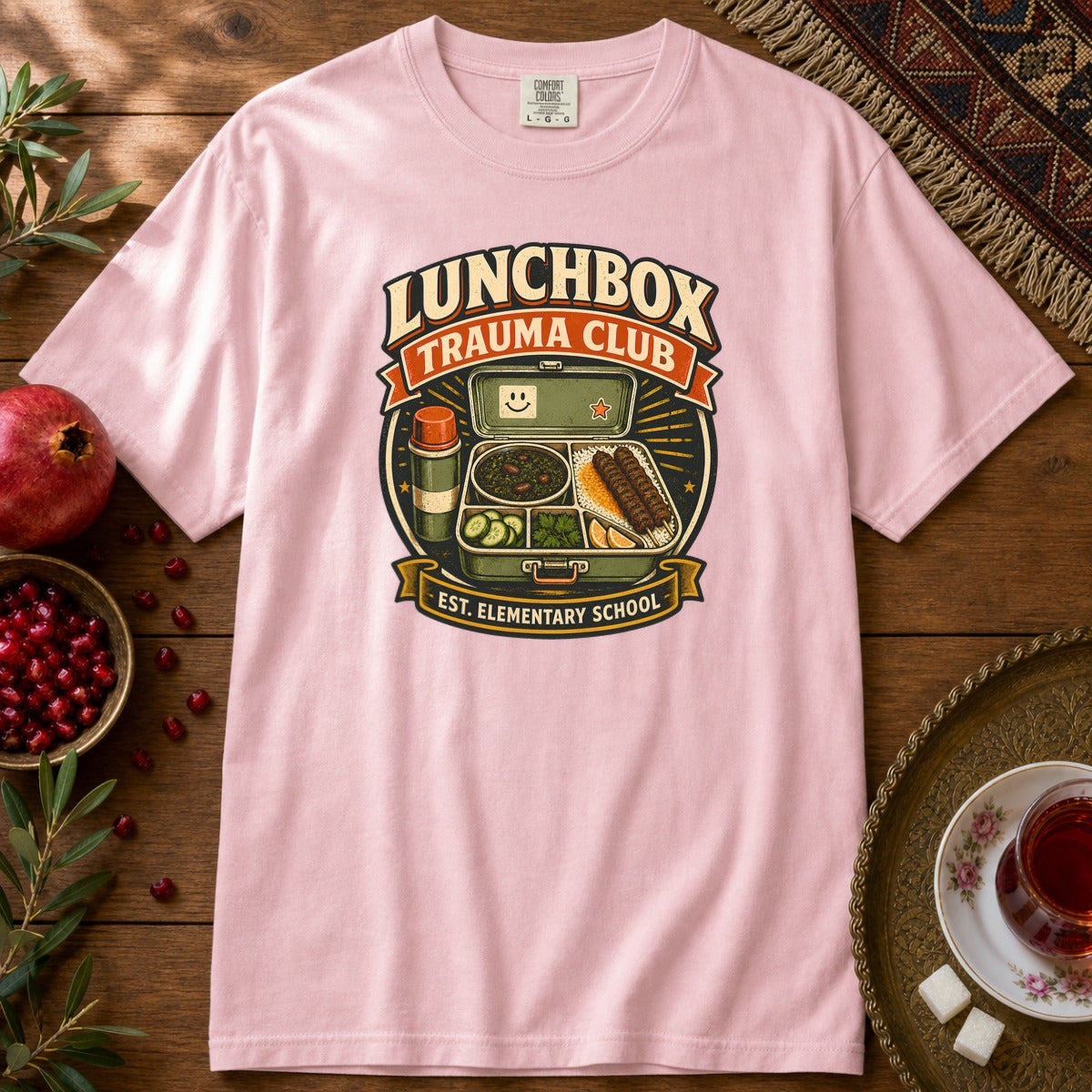 Lunchbox Trauma Club Premium Tee - Blossom