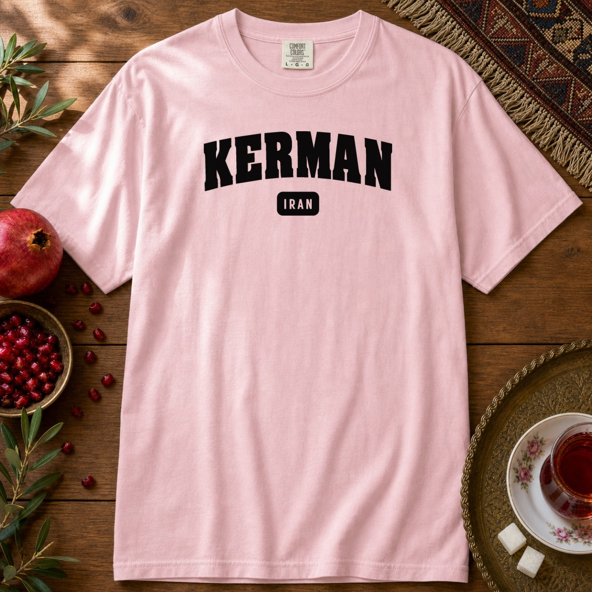 Kerman Premium Tee - Blossom