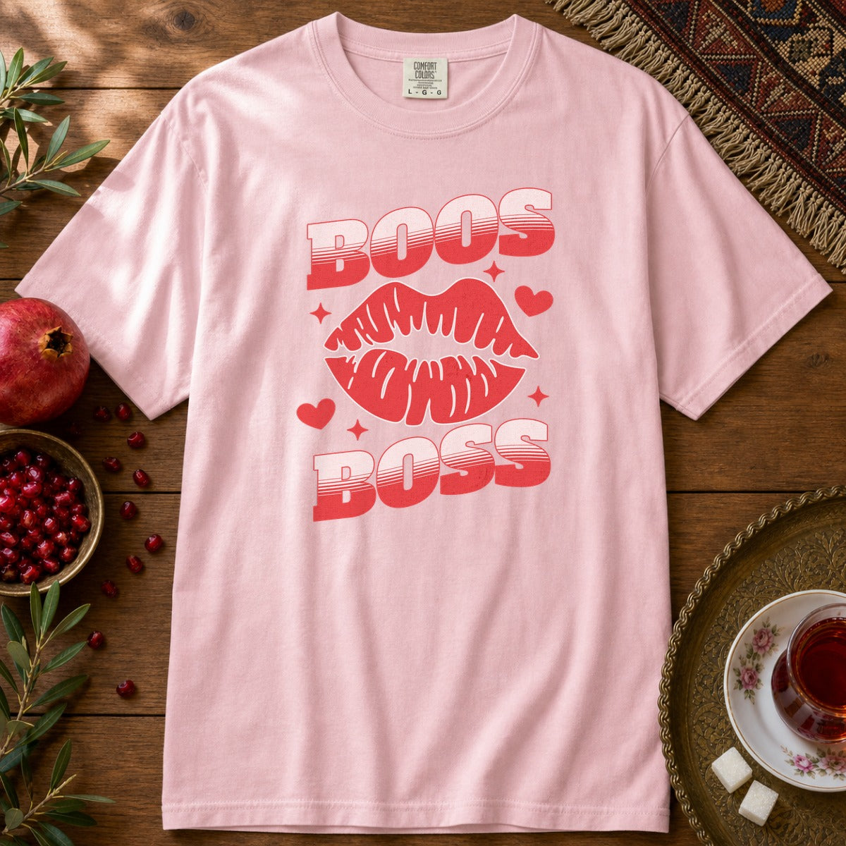 Boos Boss Premium Tee - Blossom