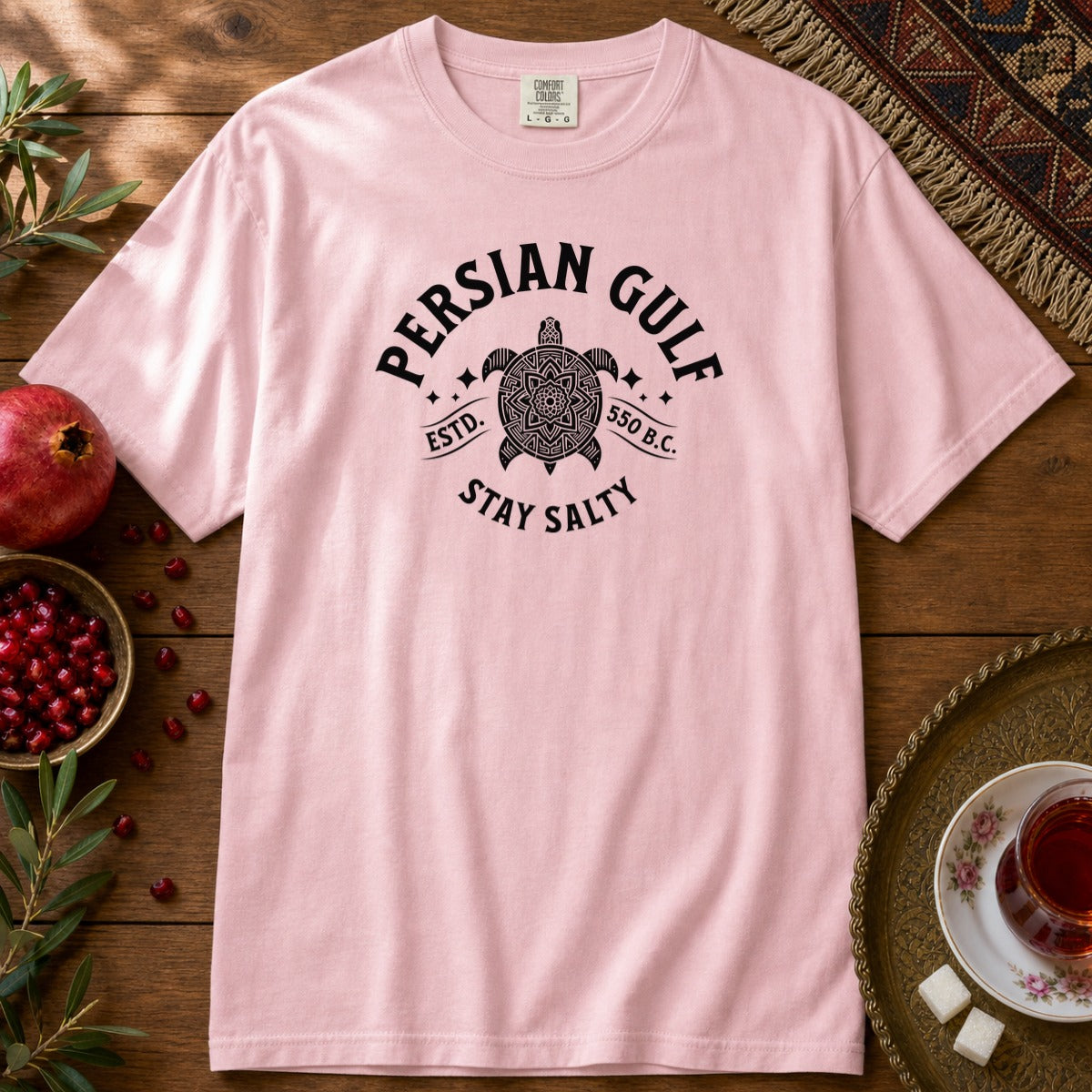 Persian Gulf Estd 550 BC Premium Tee - Blossom