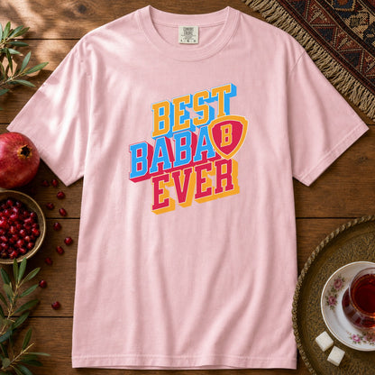 Best Baba Ever - Shield Premium Tee - Blossom