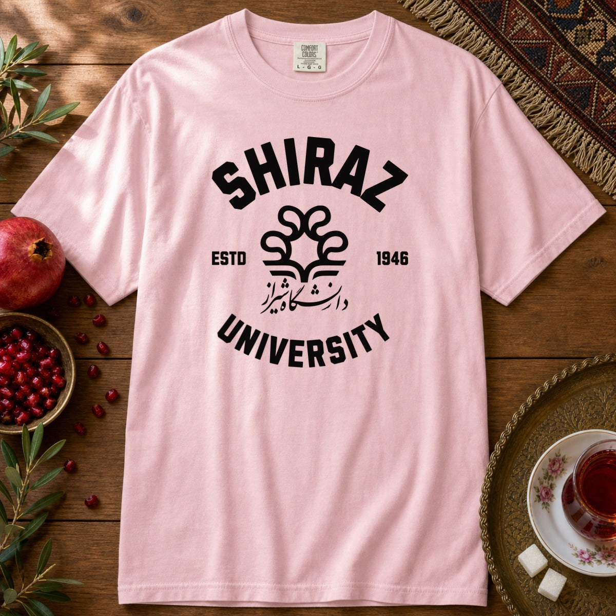 Shiraz University Premium Tee - Blossom