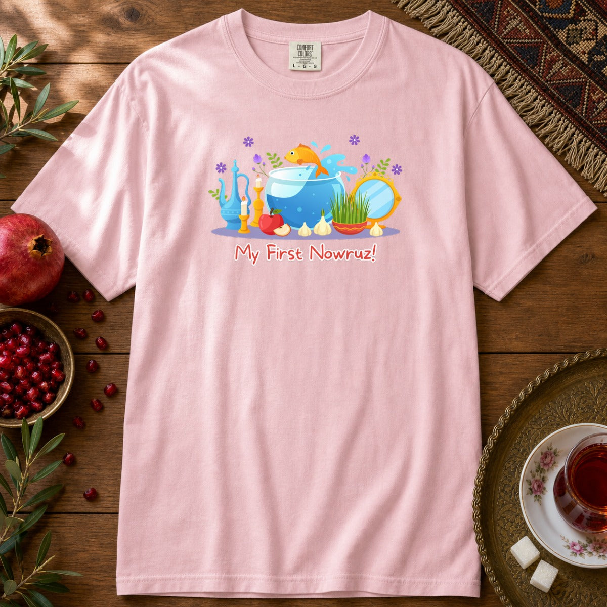 My First Nowruz Premium Tee - Blossom