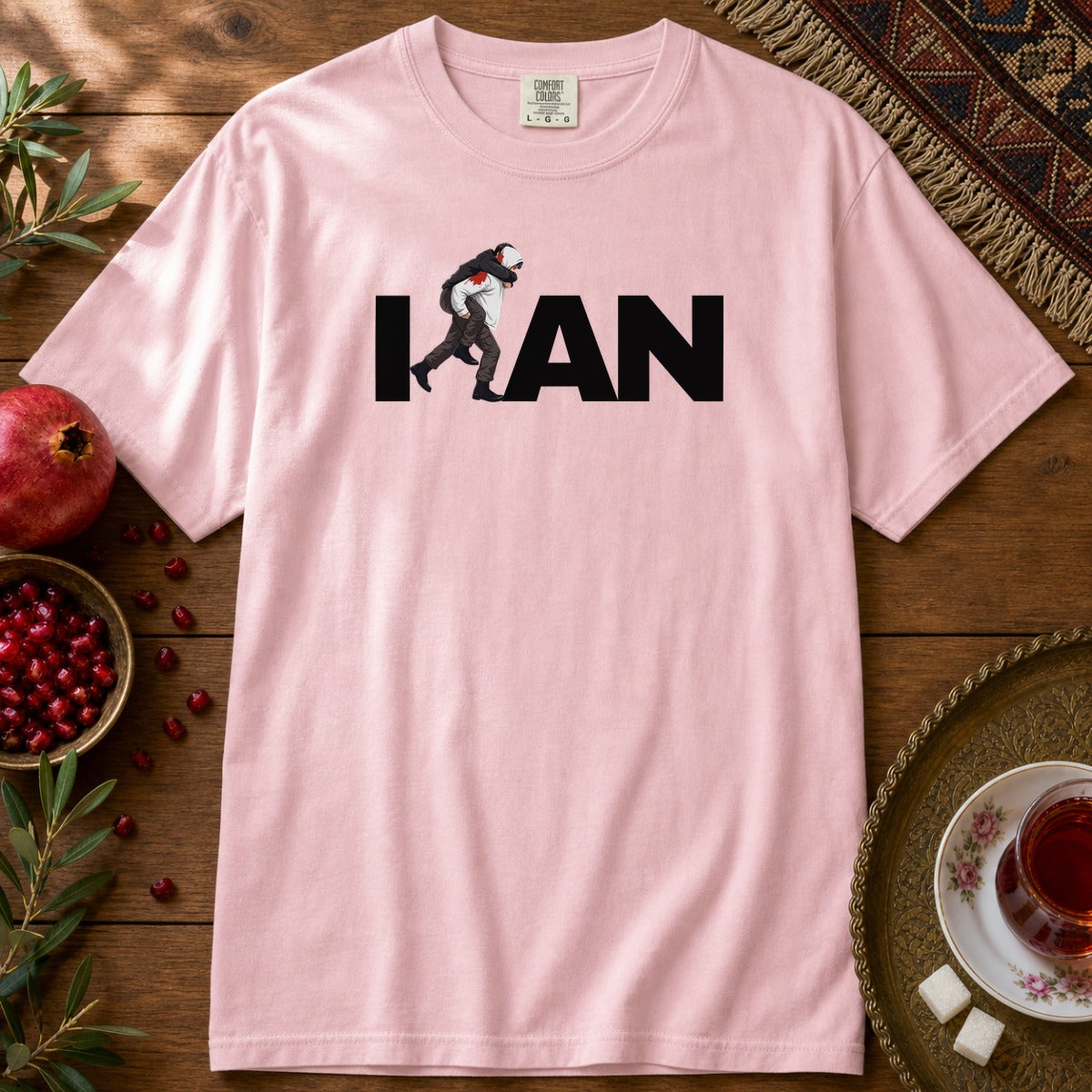 Iran's Fighter (Hamid Mahdavi) Premium Tee - Blossom