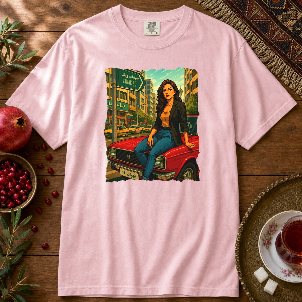 Paykan Girl Premium Tee - Blossom