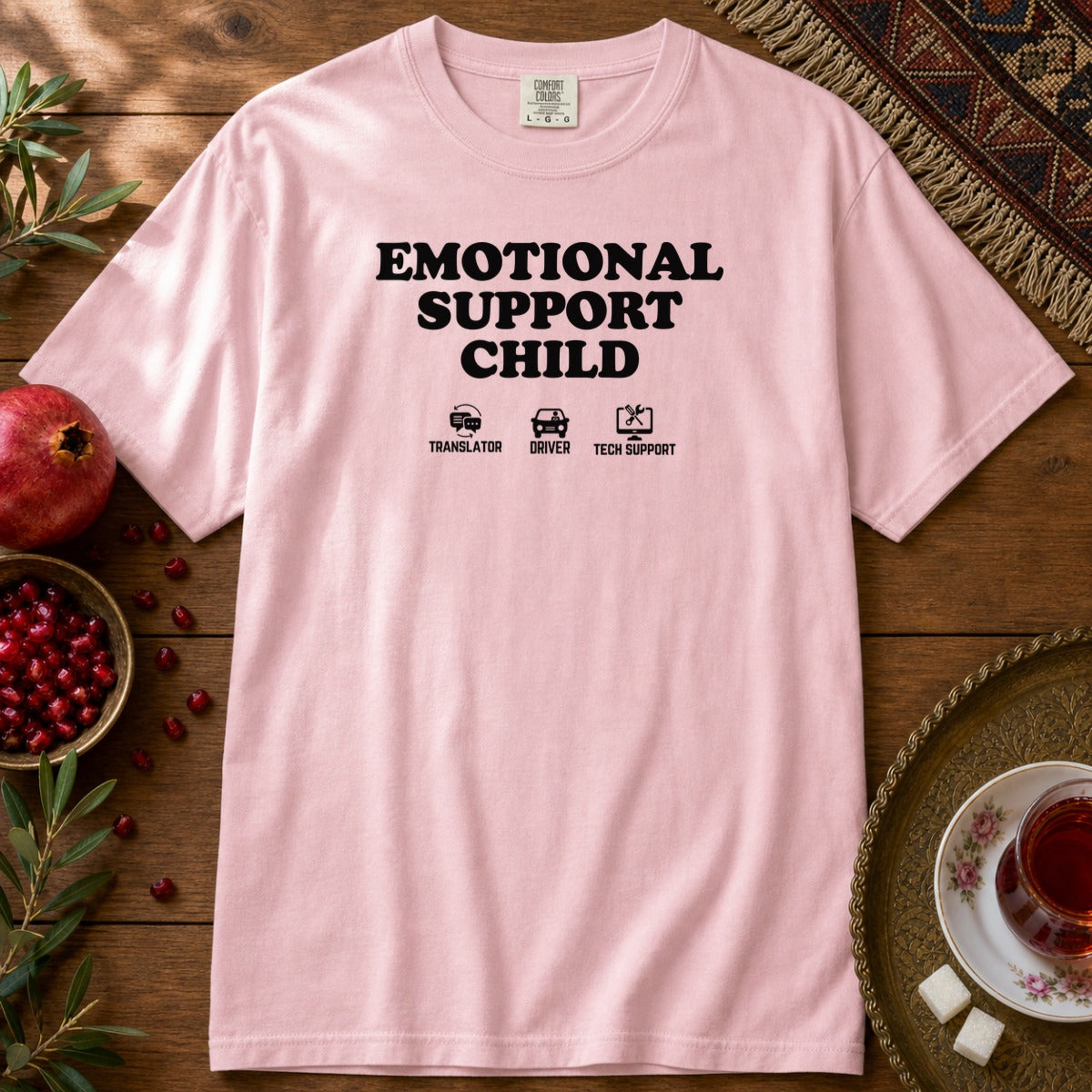 Emotional Support Child 2 Premium Tee - Blossom