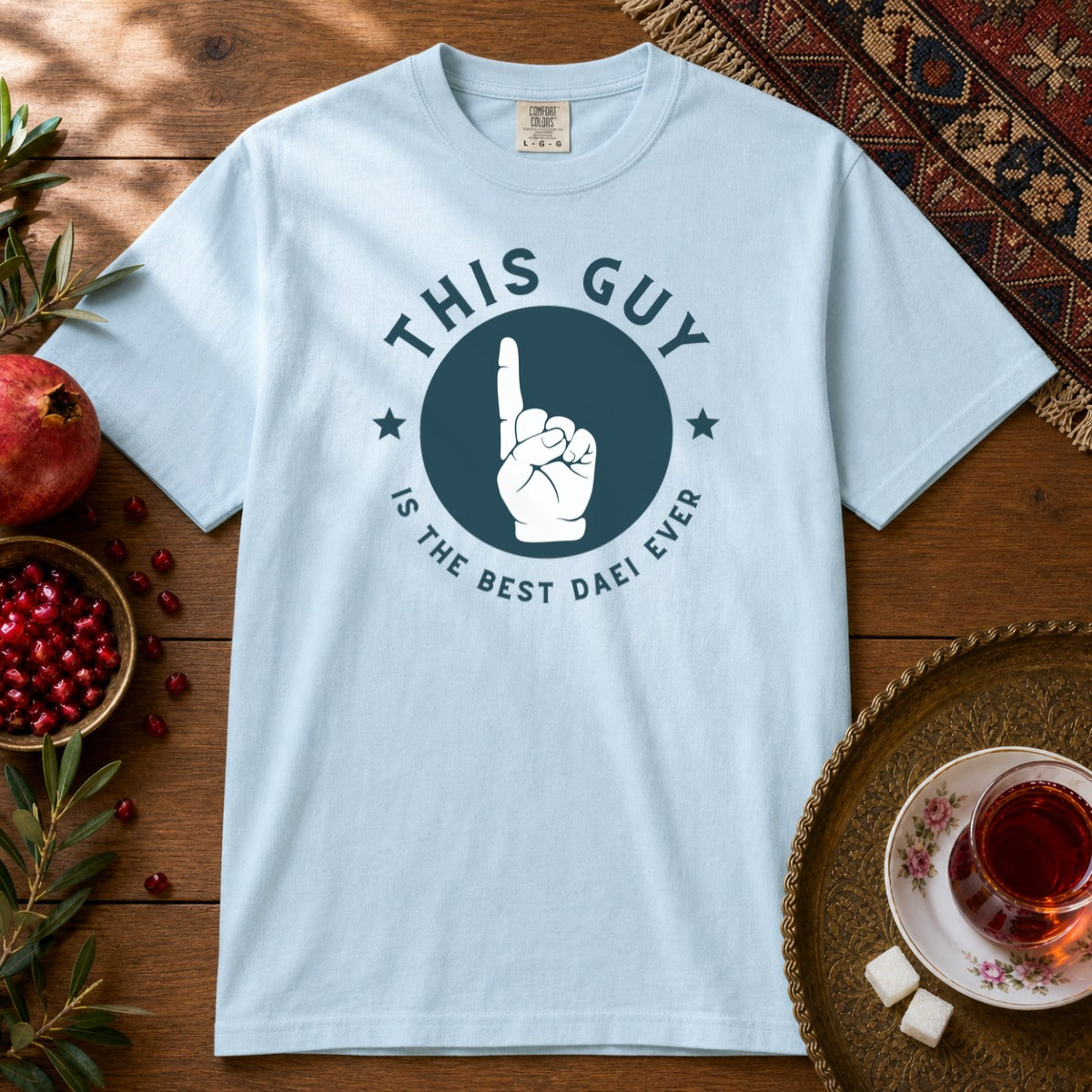 This Guy is the Best Daei Premium Tee - Chambray