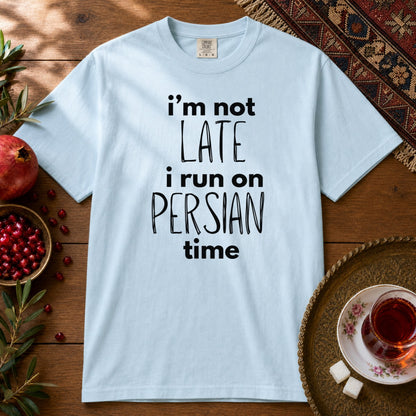 Persian Late Premium Tee - Chambray