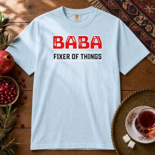 Fixer Baba Premium Tee - Chambray