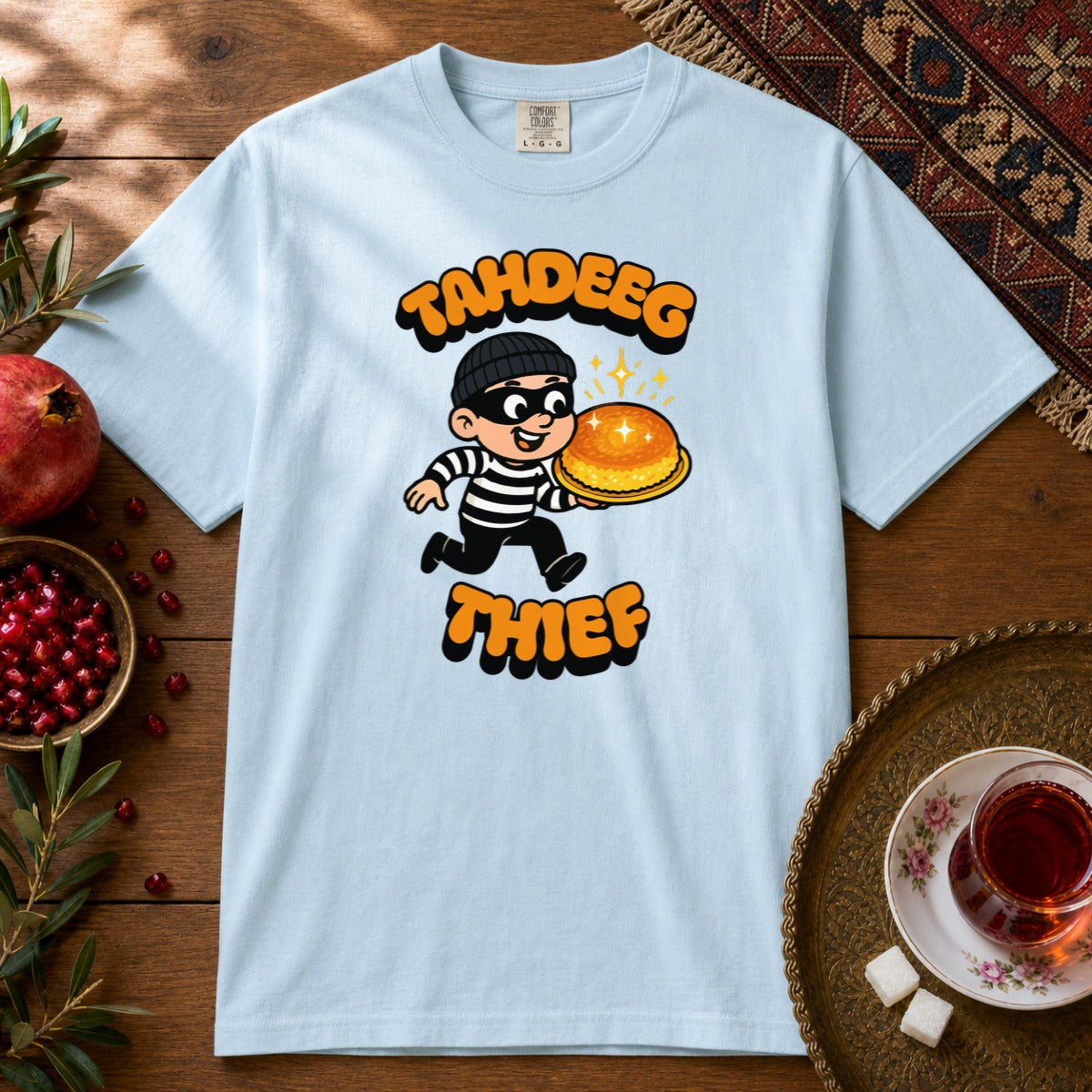 Tahdeeg Thief Premium Tee - Chambray