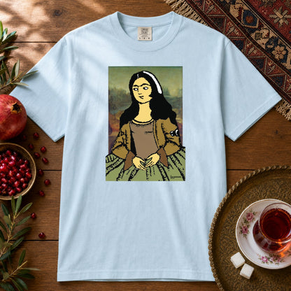 Mona Lisa Premium Tee - Chambray