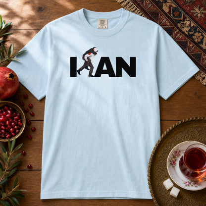 Iran's Fighter (Hamid Mahdavi) Premium Tee - Chambray