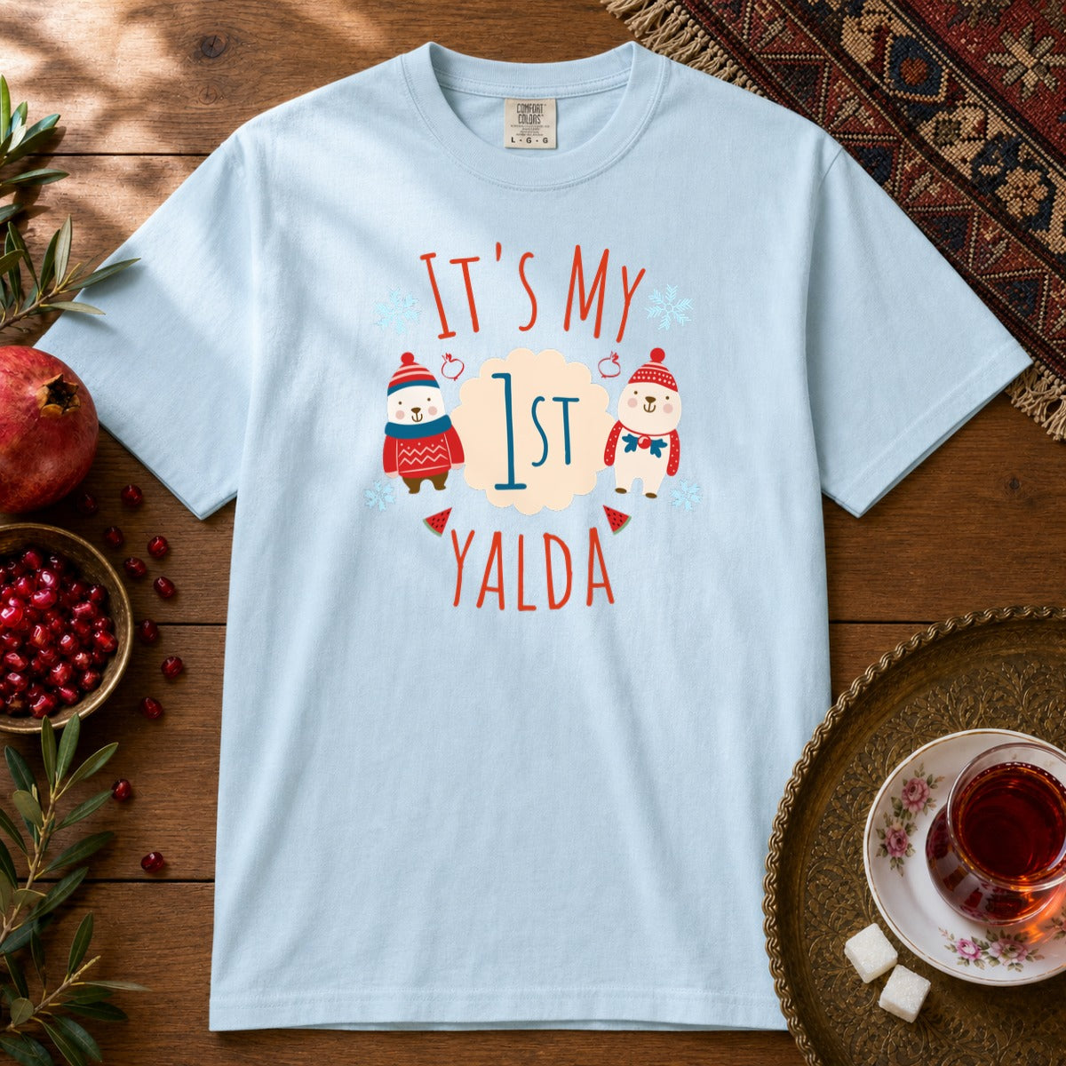 My First Yalda Premium Tee - Chambray