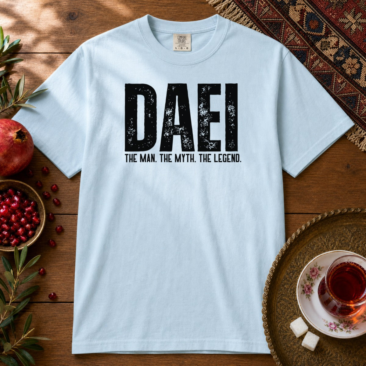 Daei, the myth Premium Tee - Chambray