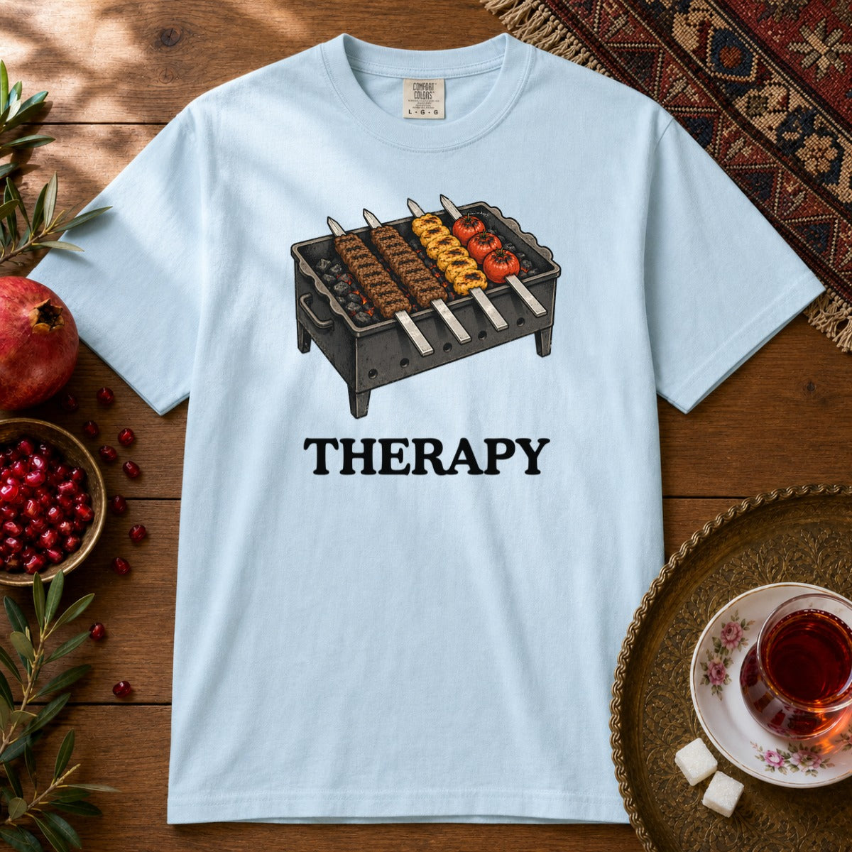 Therapy Premium Tee - Chambray