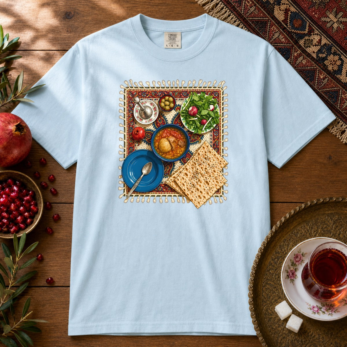 Dizi Premium Tee - Chambray
