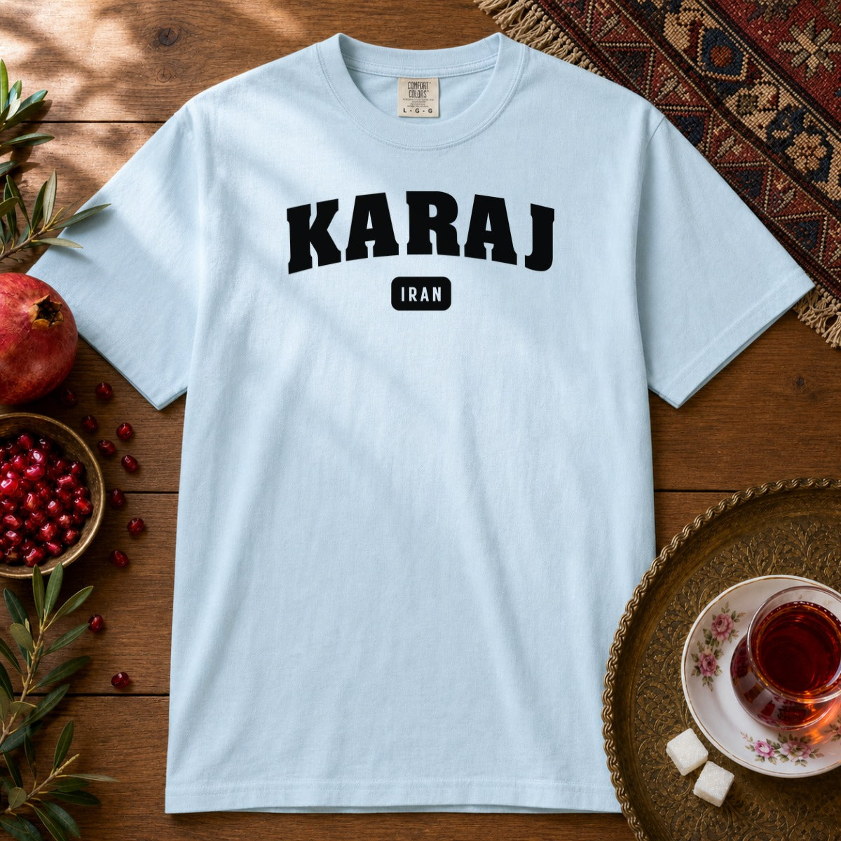 Karaj Premium Tee - Chambray