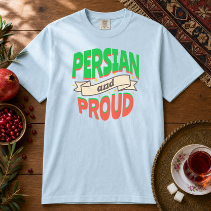 Persian & Proud Premium Tee - Chambray
