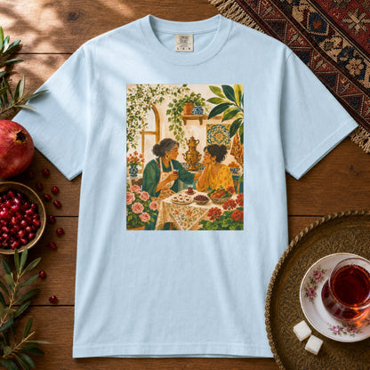 Maman's Kitchen Premium Tee - Chambray