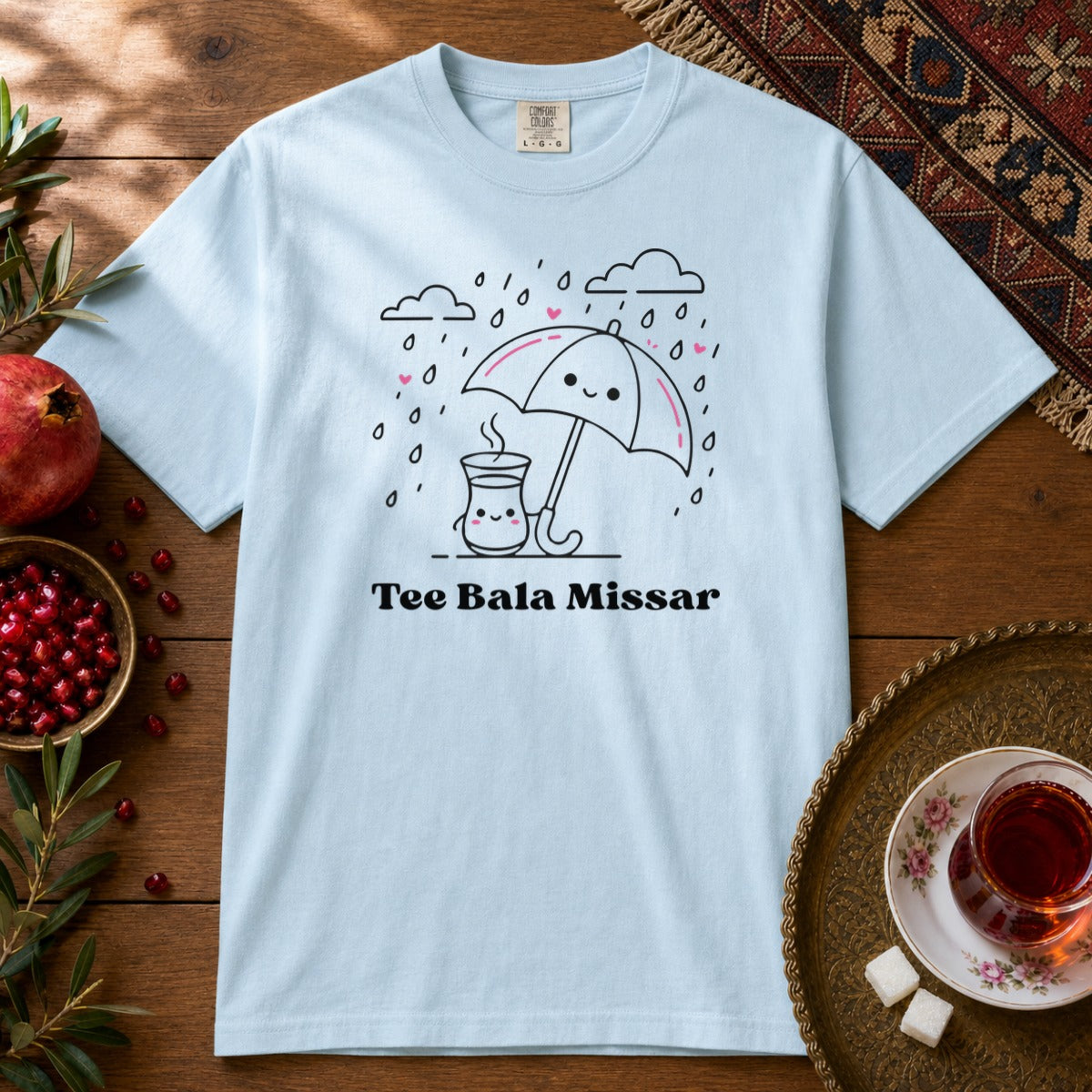 Tee Bala Missar Premium Tee - Chambray