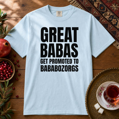 Great Babas Get Promoted to Bababozorgs  Premium Tee - Chambray