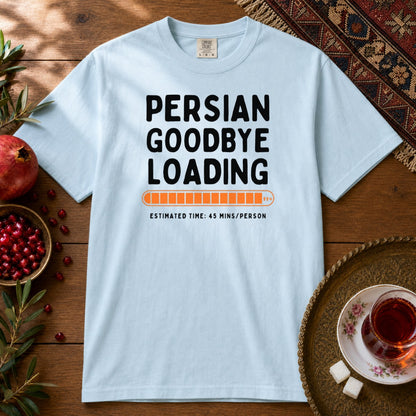 Persian Goodbye Loading Premium Tee - Chambray