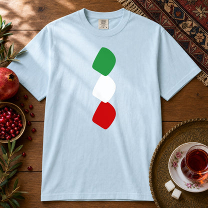 3 Noqte Iran Flag Premium Tee - Chambray