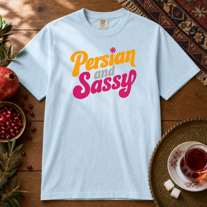 Persian and Sassy Premium Tee - Chambray