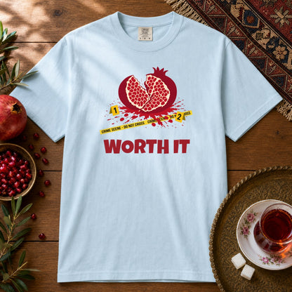 Worth It Premium Tee - Chambray
