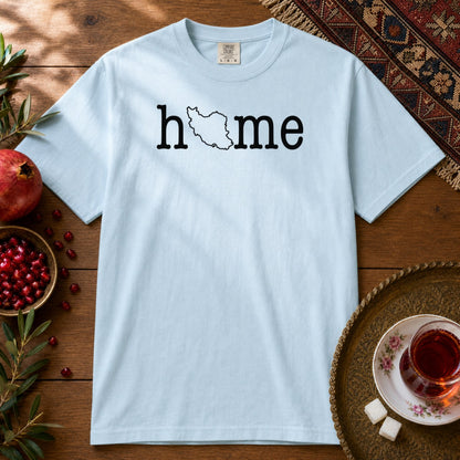 Iran Home Map Premium Tee - Chambray