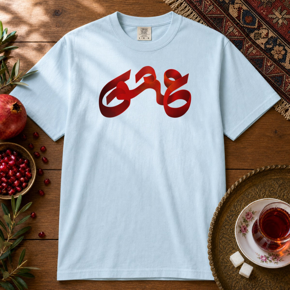 Love Premium Tee - Chambray