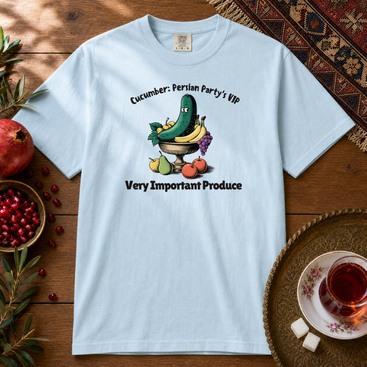Persian Party's VIP Premium Tee - Chambray