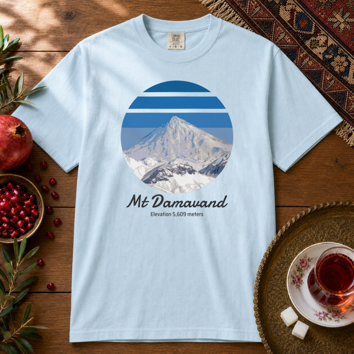 Damavand Premium Tee - Chambray