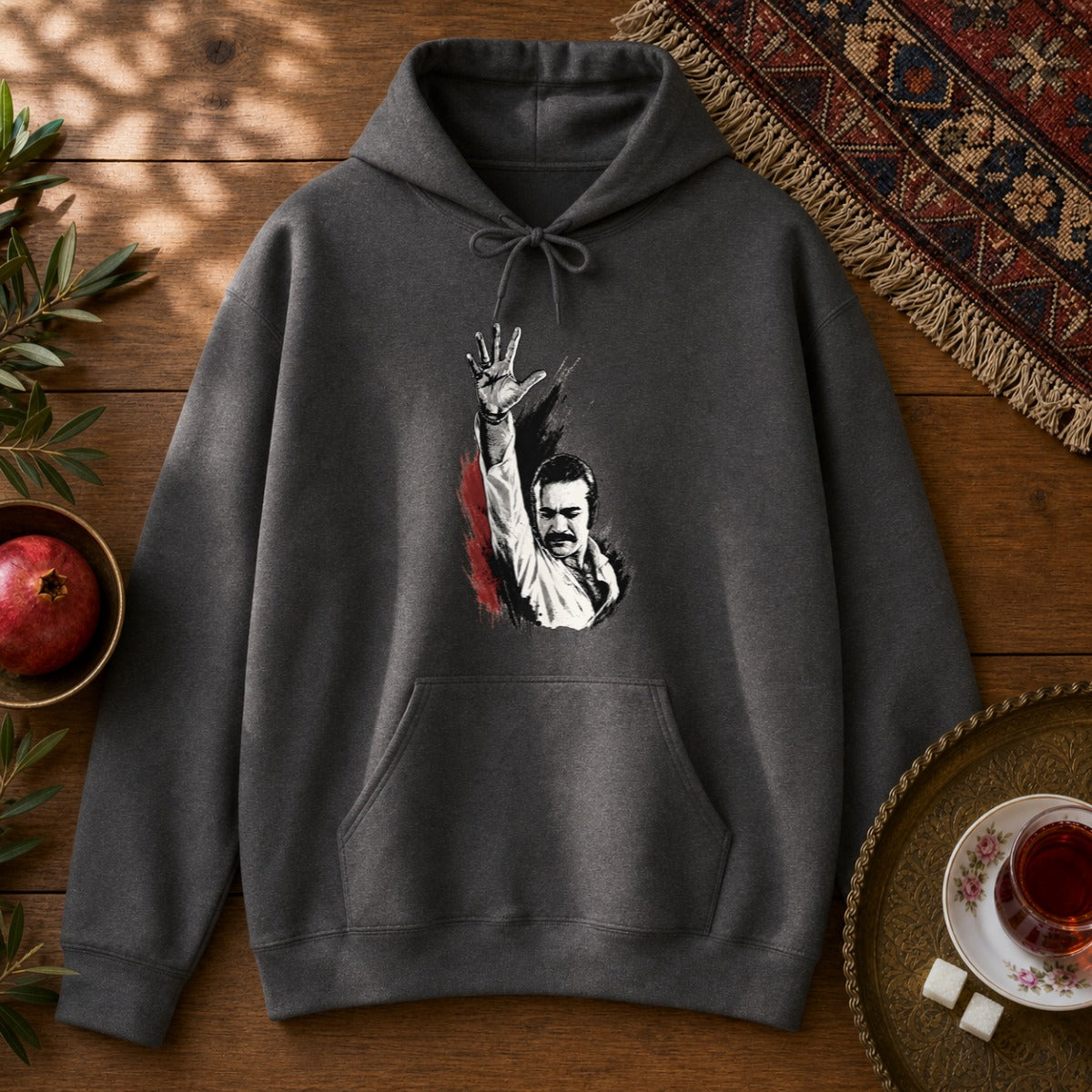 Fereydoun Hoodie - Dark Heather