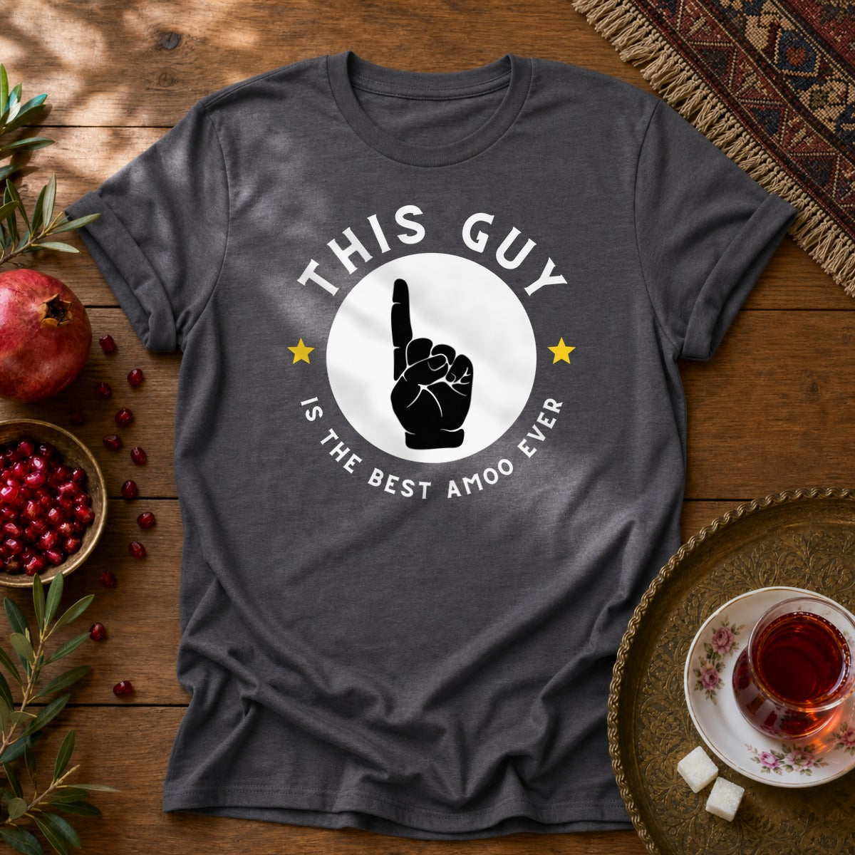 This guy is the best Amoo Unisex T-Shirt - Dark Heather