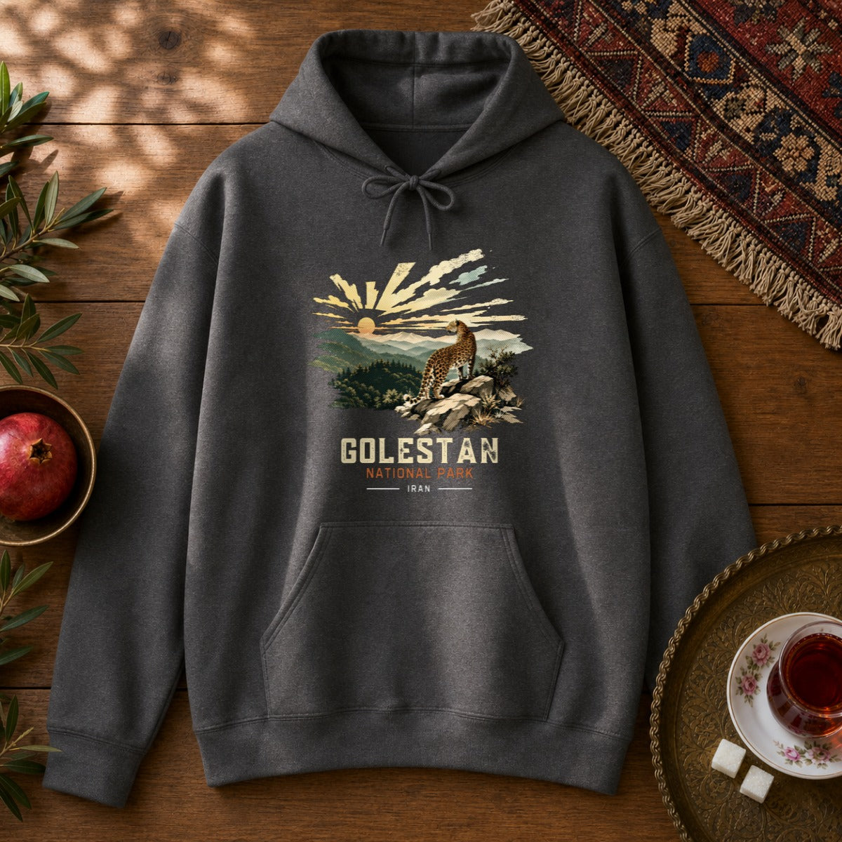 Golestan National Park 1 Hoodie - Dark Heather