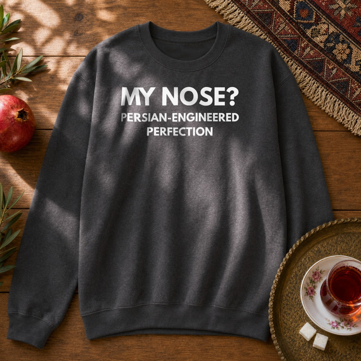 Persian Nose Sweatshirt - Dark Heather