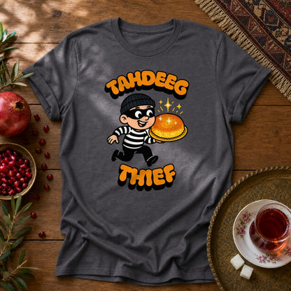 Tahdeeg Thief Unisex T-Shirt - Dark Heather
