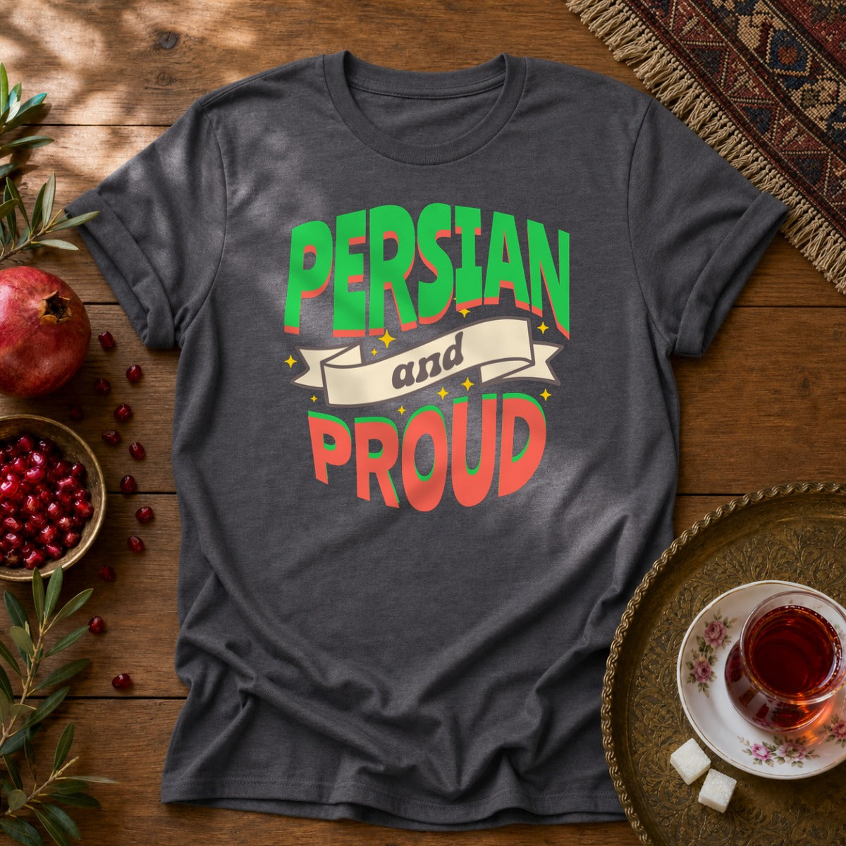 Persian & Proud Unisex T-Shirt - Dark Heather